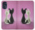S1832 Love Cat Case Cover Custodia per Motorola Moto G 5G (2023)