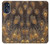 S3691 Gold Peacock Feather Case Cover Custodia per Motorola Moto G 5G (2023)