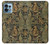 S3661 William Morris Forest Velvet Case Cover Custodia per Motorola Edge+ (2023), X40, X40 Pro, Edge 40 Pro