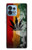 S3890 Reggae Rasta Flag Smoke Case Cover Custodia per Motorola Edge+ (2023), X40, X40 Pro, Edge 40 Pro