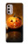 S1083 Pumpkin Spider Candles Halloween Case Cover Custodia per Motorola Moto G Stylus 4G (2022)