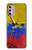 S3306 Colombia Flag Vintage Football Graphic Case Cover Custodia per Motorola Moto G Stylus 4G (2022)