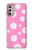 S3500 Pink Floral Pattern Case Cover Custodia per Motorola Moto G Stylus 4G (2022)