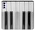 S3524 Piano Keyboard Case Cover Custodia per Motorola Moto G42