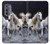 S0246 White Horse Case Cover Custodia per Motorola Edge (2022)