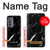 S2895 Black Marble Graphic Printed Case Cover Custodia per Motorola Edge (2022)