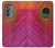 S3201 Pink Peacock Feather Case Cover Custodia per Motorola Edge (2022)