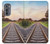 S3866 Railway Straight Train Track Case Cover Custodia per Motorola Edge (2022)