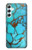 S2685 Aqua Turquoise Gemstone Graphic Printed Case Cover Custodia per Samsung Galaxy A34 5G