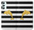 S2882 Black and White Striped Gold Dolphin Case Cover Custodia per Samsung Galaxy A34 5G S2882 Black and White Striped Gold Dolphin Case Cover Custodia per Samsung Galaxy A34 5G