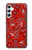 S3354 Red Classic Bandana Case Cover Custodia per Samsung Galaxy A34 5G