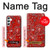 S3354 Red Classic Bandana Case Cover Custodia per Samsung Galaxy A34 5G