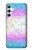 S3747 Trans Flag Polygon Case Cover Custodia per Samsung Galaxy A34 5G