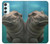 S3871 Cute Baby Hippo Hippopotamus Case Cover Custodia per Samsung Galaxy A34 5G