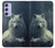 S1516 White Wolf Case Cover Custodia per Samsung Galaxy A54 5G