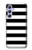 S1596 Black and White Striped Case Cover Custodia per Samsung Galaxy A54 5G