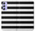 S1596 Black and White Striped Case Cover Custodia per Samsung Galaxy A54 5G