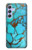 S2685 Aqua Turquoise Gemstone Graphic Printed Case Cover Custodia per Samsung Galaxy A54 5G