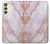 S3482 Soft Pink Marble Graphic Print Case Cover Custodia per Samsung Galaxy A24 4G