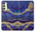 S3906 Navy Blue Purple Marble Case Cover Custodia per Samsung Galaxy A24 4G