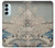 S3350 Utagawa Hiroshige Drum Bridge Yuhi Hill in Meguro Case Cover Custodia per Samsung Galaxy M14