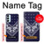 S3357 Navy Blue Bandana Pattern Case Cover Custodia per Samsung Galaxy M14