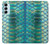 S3414 Green Snake Scale Graphic Print Case Cover Custodia per Samsung Galaxy M14
