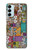 S3879 Retro Music Doodle Case Cover Custodia per Samsung Galaxy M14