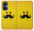 S1145 Yellow Mustache Sun Case Cover Custodia per OnePlus Nord CE 3 Lite, Nord N30 5G