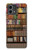 S3154 Bookshelf Case Cover Custodia per Motorola Moto G Stylus 5G (2023)