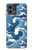 S3751 Wave Pattern Case Cover Custodia per Motorola Moto G Stylus 5G (2023)