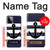 S2758 Anchor Navy Case Cover Custodia per Motorola Moto G Power (2023) 5G