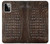 S2850 Brown Skin Alligator Graphic Printed Case Cover Custodia per Motorola Moto G Power (2023) 5G