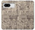 S3819 Retro Vintage Paper Case Cover Custodia per Google Pixel 8