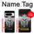 S1434 Skull Wing Tattoo Biker Case Cover Custodia per Google Pixel 8 pro