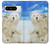 S3794 Arctic Polar Bear and Seal Paint Case Cover Custodia per Google Pixel 8 pro