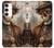 S3949 Steampunk Skull Smoking Case Cover Custodia per Samsung Galaxy S23 Plus