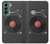 S3952 Turntable Vinyl Record Player Graphic Case Cover Custodia per Samsung Galaxy S22 Plus