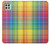 S3942 LGBTQ Rainbow Plaid Tartan Case Cover Custodia per Samsung Galaxy A22 5G