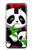S3929 Cute Panda Eating Bamboo Case Cover Custodia per Samsung Galaxy J6 (2018)