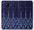 S3950 Textile Thai Blue Pattern Case Cover Custodia per Samsung Galaxy J6 (2018)