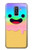 S3939 Ice Cream Cute Smile Case Cover Custodia per Samsung Galaxy A6+ (2018), J8 Plus 2018, A6 Plus 2018