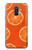 S3946 Seamless Orange Pattern Case Cover Custodia per Samsung Galaxy A6+ (2018), J8 Plus 2018, A6 Plus 2018