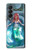 S3911 Cute Little Mermaid Aqua Spa Case Cover Custodia per Samsung Galaxy Z Fold 4