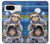 S3915 Raccoon Girl Baby Sloth Astronaut Suit Case Cover Custodia per Google Pixel 8