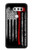 S3958 Firefighter Axe Flag Case Cover Custodia per LG V30, LG V30 Plus, LG V30S ThinQ, LG V35, LG V35 ThinQ
