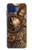 S3927 Compass Clock Gage Steampunk Case Cover Custodia per Motorola One 5G