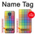 S3942 LGBTQ Rainbow Plaid Tartan Case Cover Custodia per Motorola Moto G Play (2021)
