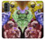 S3914 Colorful Nebula Astronaut Suit Galaxy Case Cover Custodia per Motorola Moto G52, G82 5G