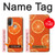 S3946 Seamless Orange Pattern Case Cover Custodia per Motorola Moto E20,E30,E40